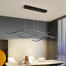 LED Ceiling Chandelier: Minimalist Kitchen Dining Room Pendant Light by Ljojo