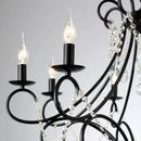 Iron Crystal Chandelier Luxury Boutique Modern Country Style for Living Room by Ljojo