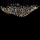 Ljojo Luxury LED Chandelier Modern Living Room Pendant Light - Customizable Art Styles