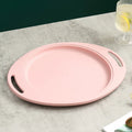 Ljojo Lilac Wheat Straw Dinner Plates Set - Eco Friendly Lightweight Tableware