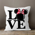 Ljojo LOVE Print Cushion Cover for Home Decor