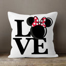 Ljojo LOVE Print Cushion Cover for Home Decor