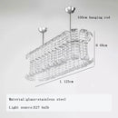 Ljojo Light Luxury Glass Chandelier for Living Room and Restaurant