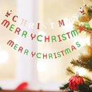 Ljojo Merry Christmas Hanging Banner Ornament: Xmas Home Decoration & Party Gift