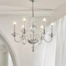 French Medieval Style Glass Crystal Chandelier Pendant Lights by Ljojo - Elegant Living Room Lighting