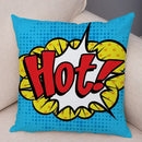 Ljojo Letters Print POP ART Pillowcase - Home Decor Cushion Cover