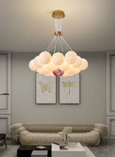 6-Light Nordic Planet 3D Moon Ceiling Chandelier Pendant Lamp by Ljojo