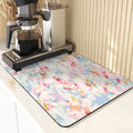 Floral Pattern Kitchen Coasters Set by Ljojo