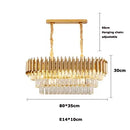 Crystal Pendant Light Modern Luxury Chandelier for Dining Room Bedroom - Ljojo