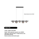 Ljojo Minimalist Long Strip Pendant Light for Full Spectrum Bar Lighting