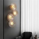Nordic Minimalist Sunshine Flower Wall Chandelier Light Fixture for Bedroom by Ljojo