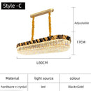 Ljojo Luxury Circular Crystal Chandelier for Bedroom and Living Room Decor