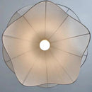 French Fabric Petal Led E27 Pendant Light by Ljojo: Nordic Creamy Art Decor Hanging Lamp