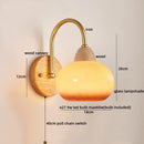 Ljojo LED Wall Lights Pull Chain Switch Modern Bedside Lamp Decoration