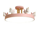 LED Unicorn Lantern Children's Room Lighting Resin Nordic Bedroom Decor Kids Ambiance Ljojo