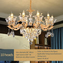 Crystal Luxurious European Style Pendant Lamp French Atmosphere Living Room Dining Light Ljojo
