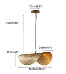 Ljojo Minimalist LED Chandelier Pendant Light for Dining Room Staircase Bar Decor