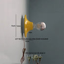 Ljojo LED Wall Light Mirror White Iron Bedside Wall Lamp