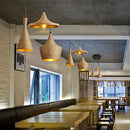Hemp Rope Pendant Light Modern Nordic Aluminum Lampshade Hanging Lamp by Ljojo