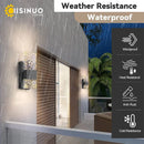 Ljojo Matte Black LED Wall Sconce Dusk to Dawn Outdoor Light