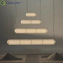 Ljojo Akari Rice Paper Cage Pendant Light Japanese Style Chandelier Home Decor LED Lamp