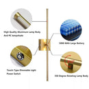 Ljojo LED Rechargeable Wall Light with Wireless Remote Control for Bedroom & Bathroom Lighting