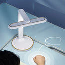 Ljojo LED Desk Lamp: Foldable USB Rechargeable Dimmable Reading Light