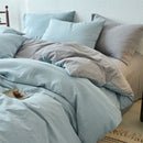 Ljojo 100% Cotton Yarn-Dyed 4-Piece Duvet Set - Ultra-Soft Bedding