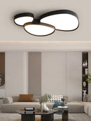 LED Modern Ceiling Lamp Minimalism Bedroom Light Fixture Ljojo Black White Home Decor Lighting.