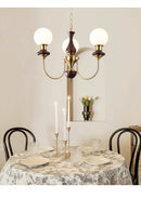 Ljojo Minimalist French Style Chandelier for Living Room Master Bedroom Lighting Fixtures
