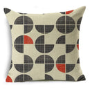 Ljojo Mandala Graffiti Cushion Cover 45x45cm Linen Pillow Case for Sofa Bed Decor