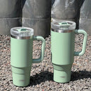 Ljojo 40oz Tumbler Cup Stainless Steel Insulated Coffee Mug with Straw