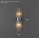 Clear Glass Wall Light for Living Room with E14 G9 Bulb, Ljojo Brand
