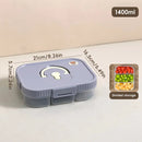 Ljojo Refrigerator Fresh-keeping Box 3/4/6 Grids Onion Garlic Pepper Storage Organizer