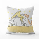 Cute Cat Pillowcase by Ljojo: Modern Design Home Decor Cushion Cover for Sofa