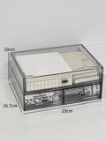 Acrylic Desk Organizer Drawer Set by Ljojo™: Transparent Desktop Storage for Stationery & Books