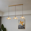Nordic Striped Glass Dining Table Hanging Lamp Multi-Functional Light Ljojo