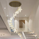 Ljojo Luxury Duplex Chandelier for Living Room, Dining Hall, and Stair Lighting