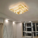 Ljojo Luxury Crystal Ceiling Chandelier, Dimmable LED Lights for Bedroom Decor