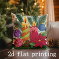 Christmas Pillow Covers Collection by Ljojo: Festive Digital-Printed Cushion Covers for Sofa, Bedroom, or Car