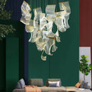 Ljojo Luxury Duplex Chandelier for Living Room, Dining Hall, and Stair Lighting