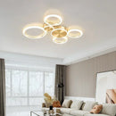 Modern LED Ceiling Light Fixture Brushed Aluminum Living Room Dining Bedroom Lamp Ljojo
