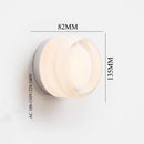 Ljojo LED Wall Sconce Modern Acrylic Light for Bedroom and Living Room