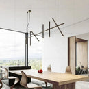 Modern Minimalist LED Chandelier Hanging Light Fixture for Living Dining Room by Ljojo
