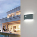 Ljojo 12W LED Sensor Wall Light, IP65 Waterproof Indoor Outdoor Up Down Lamp for Garden Porch Balcony