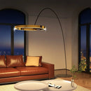 Modern LED Ring Fishing Floor Lamp for Home Decor Luxury Designer Lighting by Ljojo