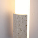 Art Deco LED Wall Lamp Dimmable Natural Stone White Acrylic for Living Room by Ljojo