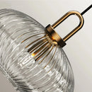 Clear Glass Pendant Light for Living Room Dining Bar - Ljojo