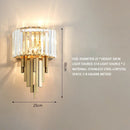 Ljojo Crystal Decor Wall Light Modern Nordic Bedroom Dining Room Living Room Wall Lamp