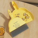 Ljojo Mini Broom & Dustpan Set: Household Sweeping Brush with Garbage Shovel